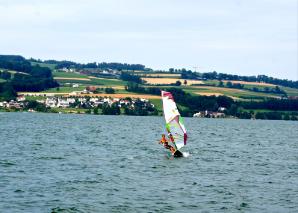 Stand up paddling and windsurfing