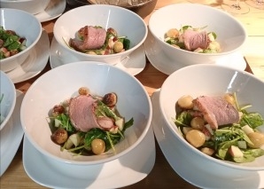 Team building lors d'un événement culinaire