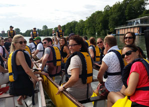 Teamentwicklung im Drachenboot