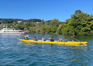 Teamentwicklung im Drachenboot