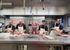 Sausage seminar in the butcher's shop near Basel