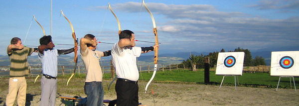 bow and arrow event for Groups