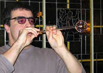 Glass blowing in the Emmental