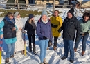 Winter games with fondue fun