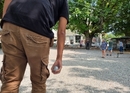 Pétanque-Spielen in Bern