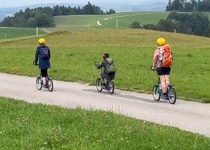 Randonnée en trottinette en Emmental
